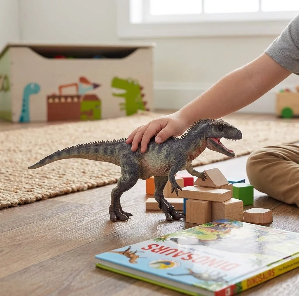 فیگور تی ان جی مدل دایناسور طرح GIGANOTOSAURUS کد T5004