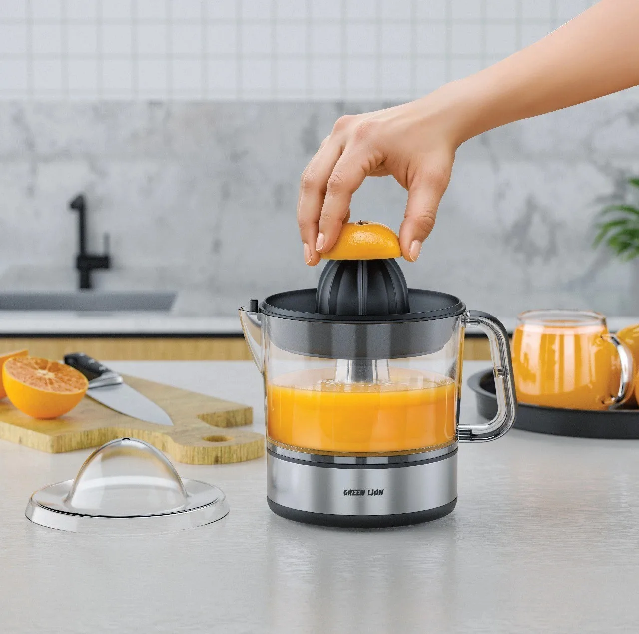 آب مرکبات‌گیر ۴۰  وات گرین لاین مدل  CITRUS JUICER GL_JU15