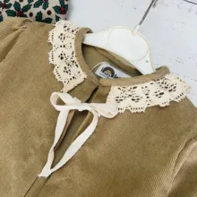 ست کت و سارافون دخترانه مدل پیرایه