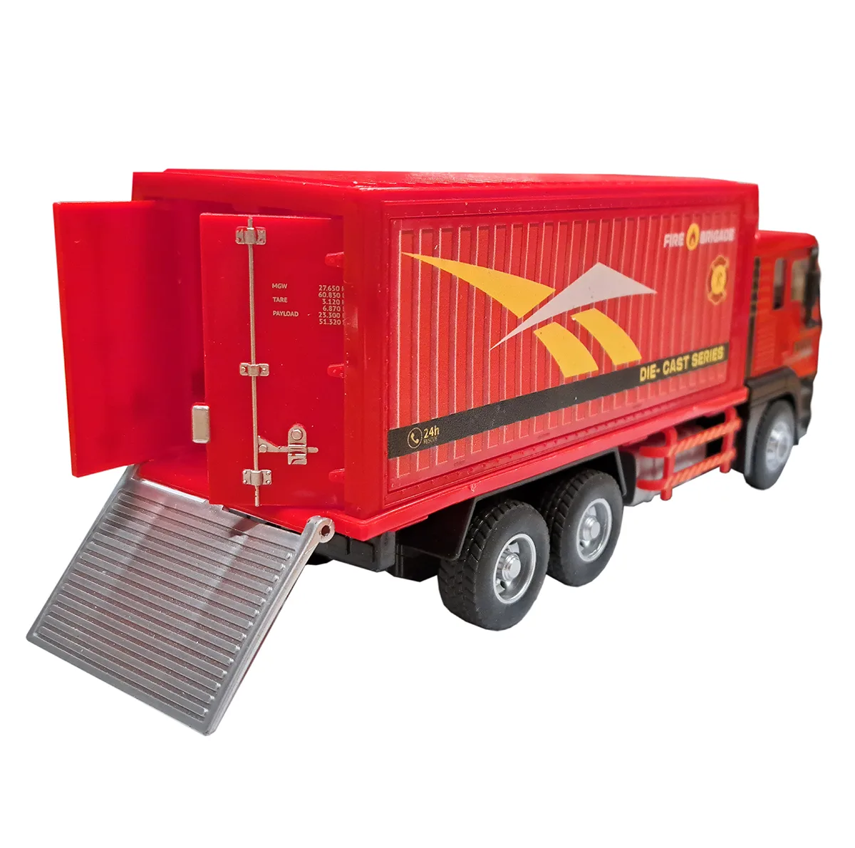 ماشین بازی مدل آتشنشانی قدرتی فلزی کد DIE-CAST2025