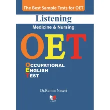 کتاب بهترین نمونه تست های آزمون OET Listening (Medicine & Nursing) دکتر رامین ناصری انتشارات آبادیس طب