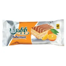کیک بابامن پرتقالی بابانا – 45 گرم بسته 36 عددی