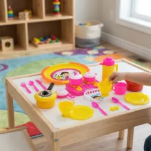 ست اسباب بازی آشپزخانه مدل سبدی کد KID 020