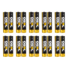 باتری نیم قلمی اوسل مدل Alkaline LR03 AM-4 بسته 20 عددی