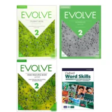 کتاب Evolve 2 و Oxford Word Skills Elementary 2nd اثر جمعی از نویسندگان انتشارات دانشگاه کمبریج 4 جلدی