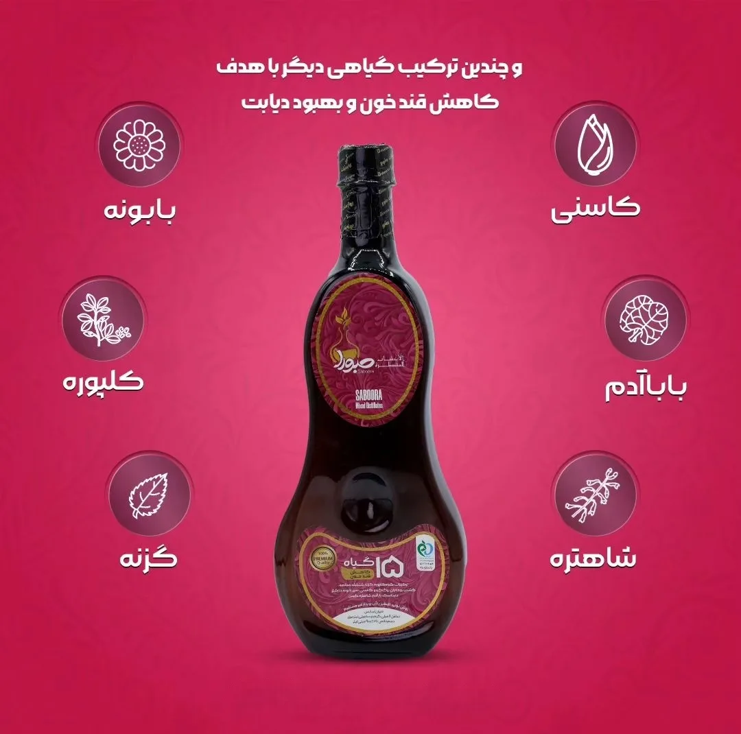 کمپلکس کاهش قند خون شوگر فیت صبورا - 900 میلی لیتر