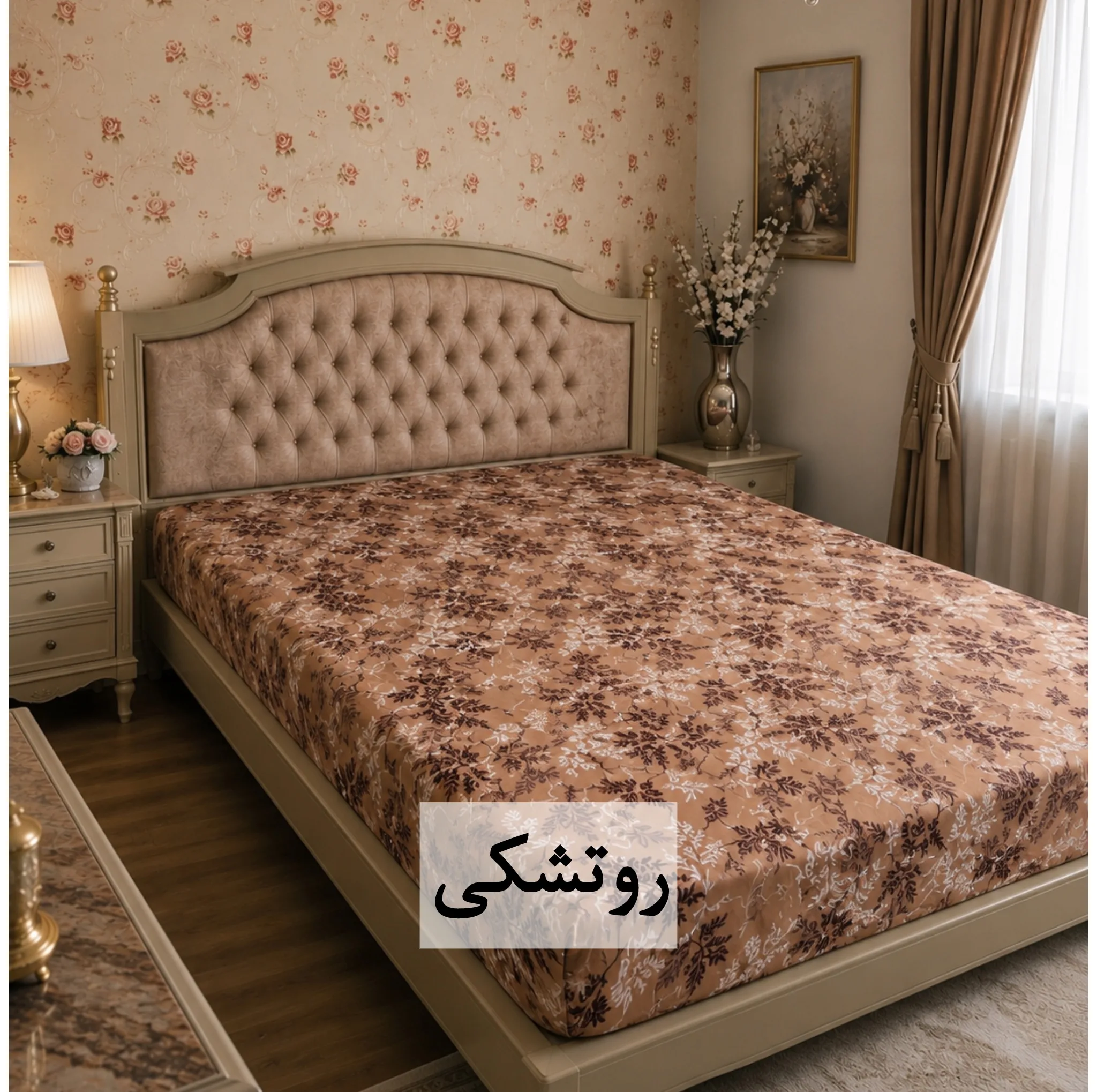 سرویس روتختی 2 نفره 5 تکه مدل گلبرگ
