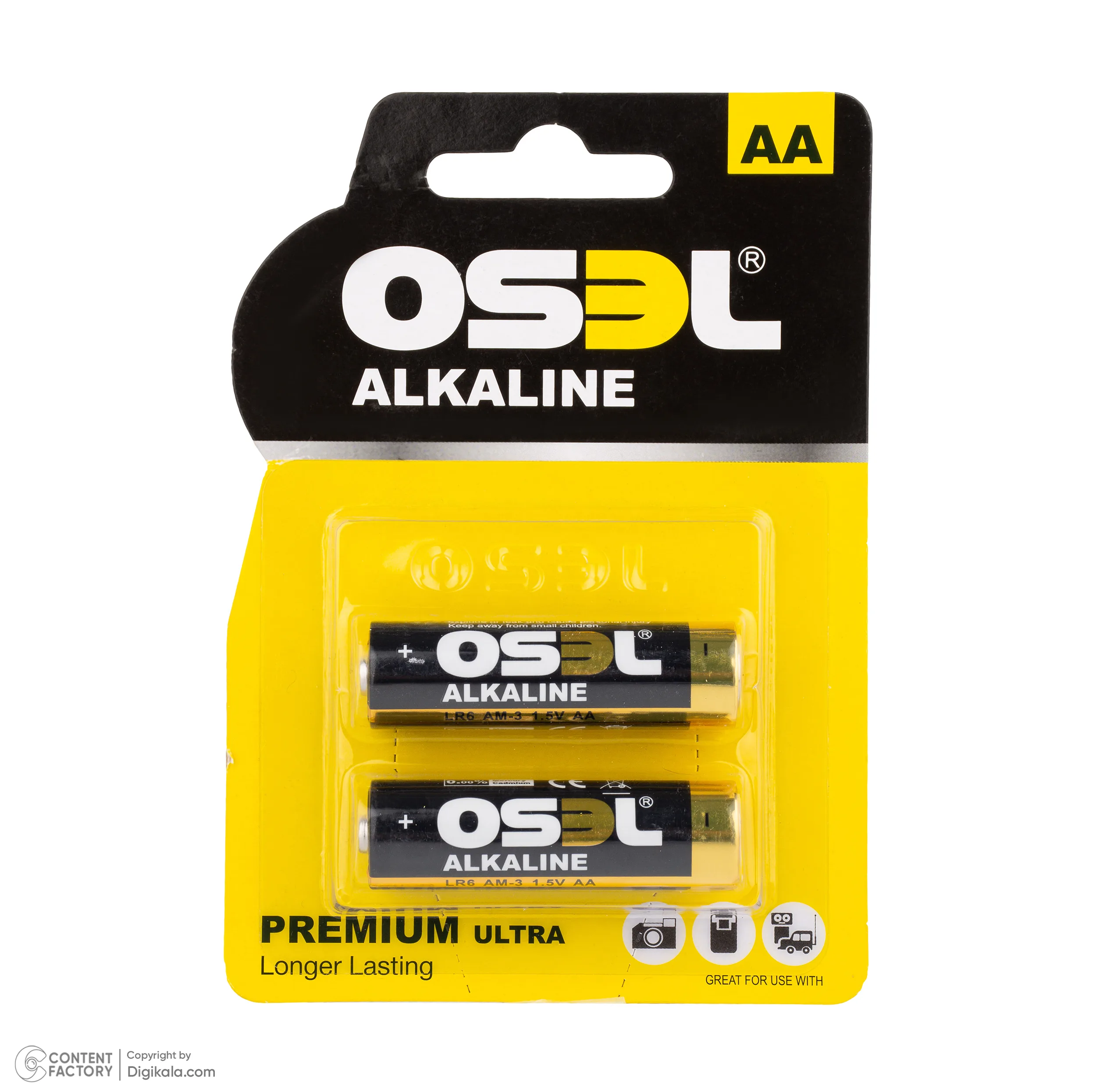 باتری قلمی اوسل مدل Alkaline LR6 AM-3 بسته 20 عددی