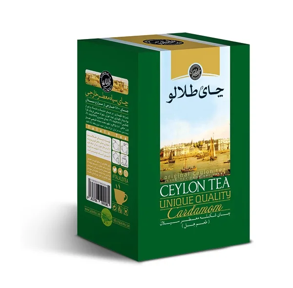 چای سیاه شکسته معطر با طعم هل صنایع غذایی طلالو - 450 گرم