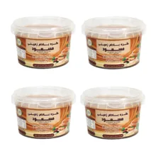 کره بادام زمینی رژیمی ساده مسعود –  250 گرم بسته 4 عددی