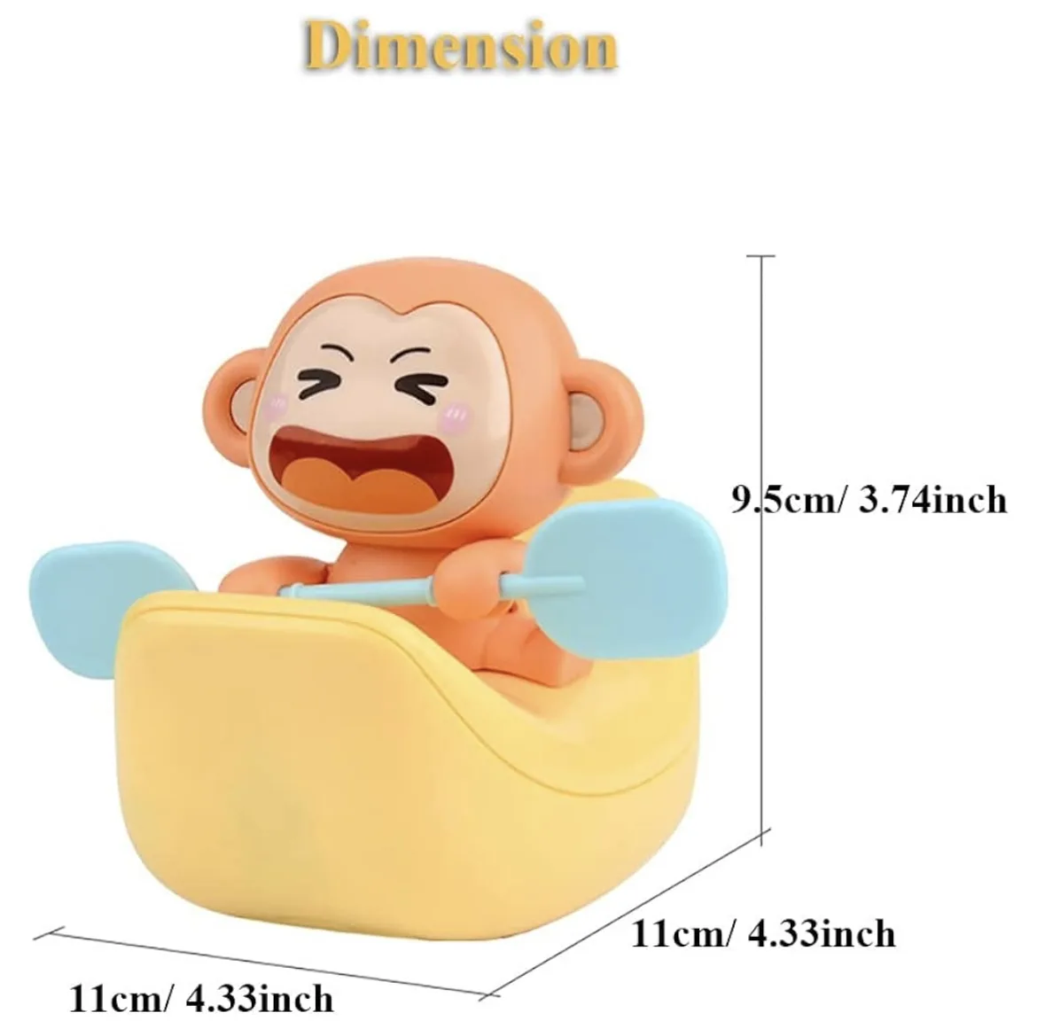 اسباب بازی حمام مدل میمون قایق سوار