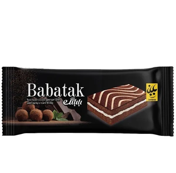 کیک باباتک کاکائویی بابانا - 40 گرم بسته 36 عددی