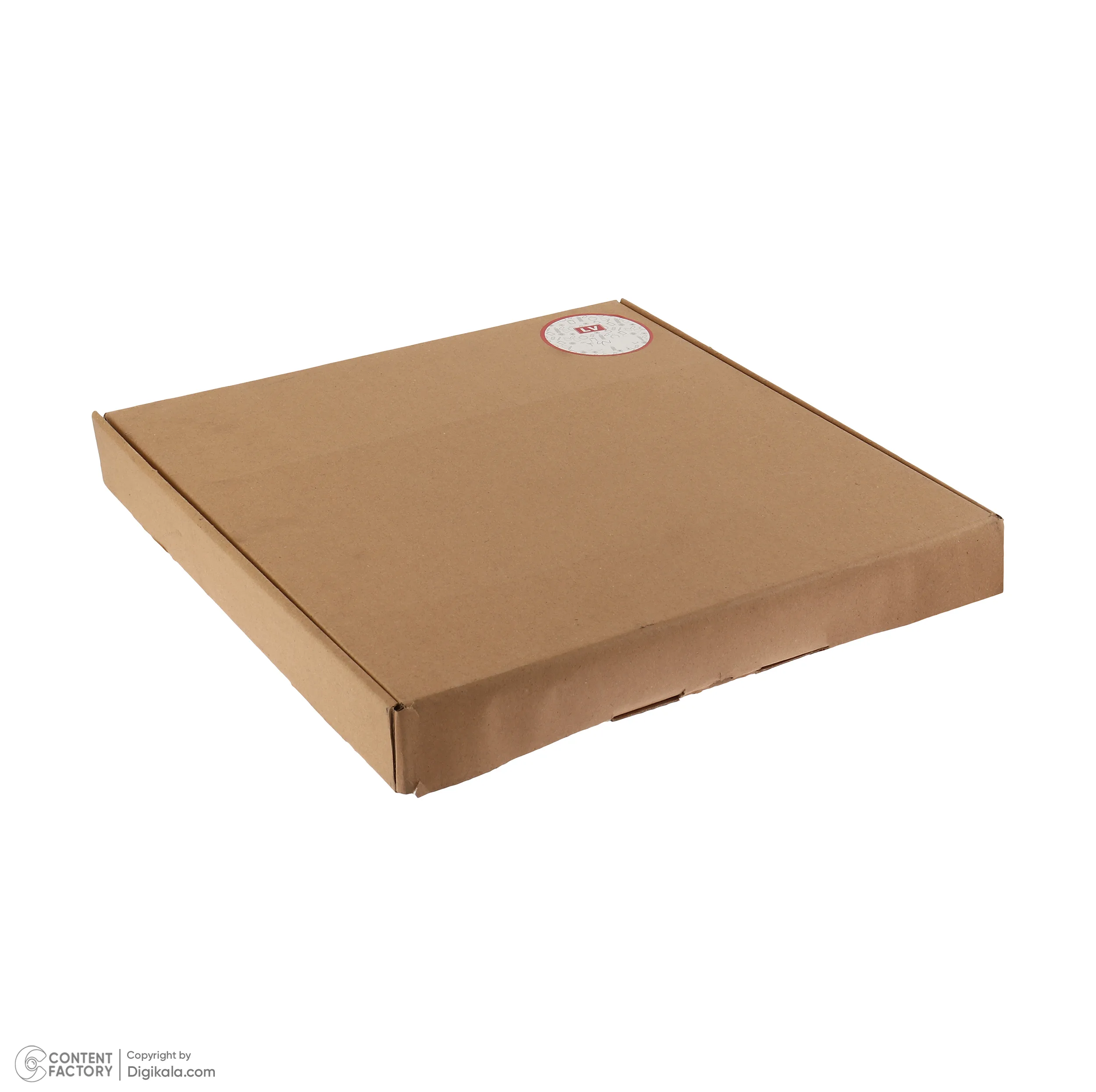 سینی سرو گردان چوبی دایرهای 36×36×4 سانتیمتر، وزن 895 گرم، یک طبقه، مناسب سرو کیک و پیتزا، همراه جعبه، کد 6353460467