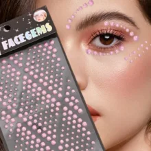 نگین صورت مدل مروارید چسبی کد 003 بسته 300 عددی
