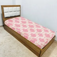 ملحفه پنبه پلی استر مدل ترنم یک نفره سایز 200×120 سانتی‌متر