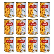 کنسرو ذرت شیرین شهدین – 370 گرم بسته 12 عددی