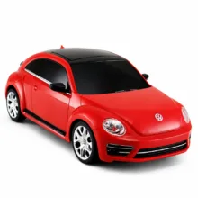 ماشین کنترلی راستار مدل Volkswagen The Beetle 76200 با مجوز رسمی Volkswagen، مقیاس 1:24، فرکانس 2.4 گیگاهرتز، برد کنترل 18 تا 24 متر و سیستم تعلیق مستقل چهارچرخ