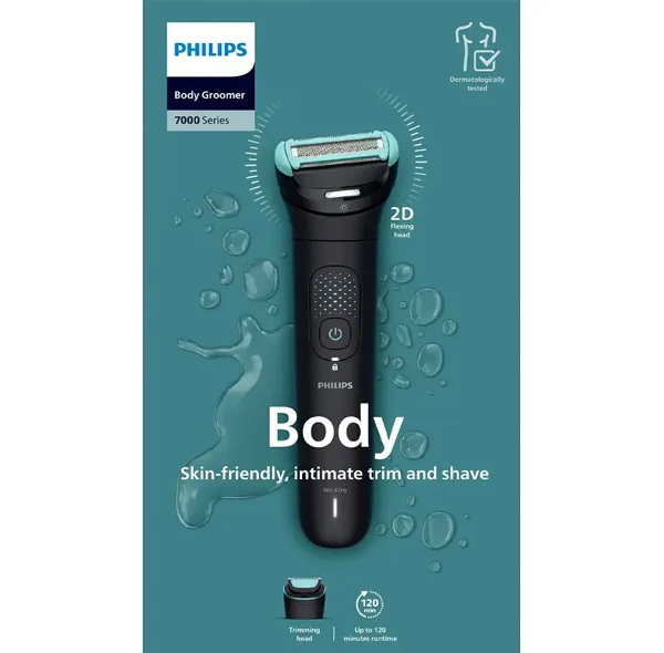 ماشین اصلاح موی بدن شارژی فیلیپس مدل BG7470/15
