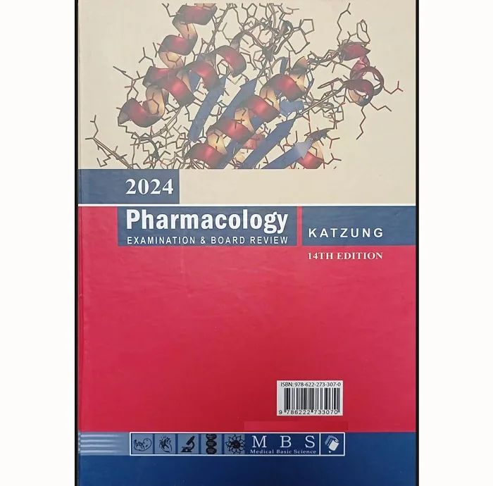 کتاب مرور و آزمون های فارماکولوژی کاتزونگ 2024 اثر برترام جی کاتزونگ انتشارات اندیشه رفیع