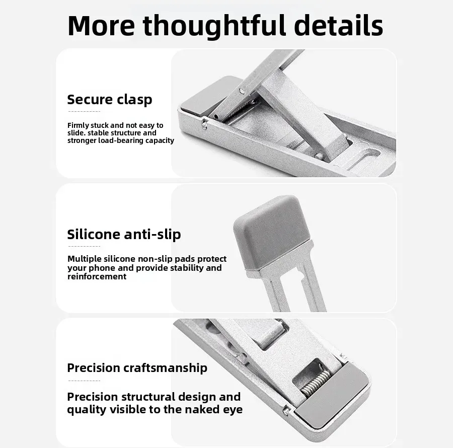 پایه نگهدارنده لپ‌تاپ مدل S1 aluminum alloy مناسب برای لپ تاپ‌های 17 اینچی و کوچک تر بسته 2 عددی