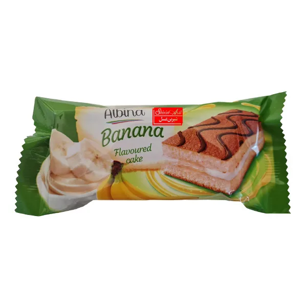 کیک کرمی دو لایه شیرین عسل - 30 گرم بسته 36 عددی