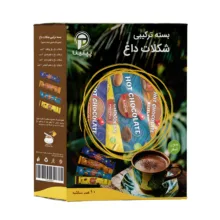 بسته ترکیبی چند طعم هات چاکلت بدون شکر و شیرین شده با استویا پپتینا – 100 گرم بسته 10 عددی