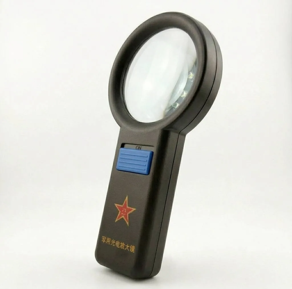 ذره بین مدل چراغ دار کد 80Mm