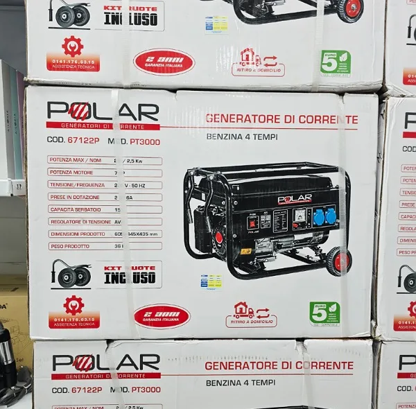 موتور برق بنزینی 6.5 اسب بخار پلار ژنراتور مدل PT3000