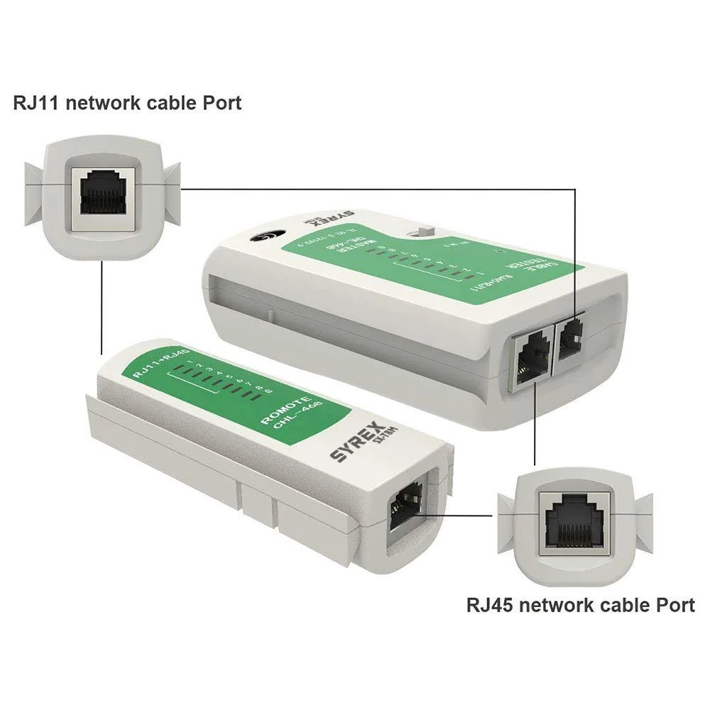 تستر کابل شبکه سایرکس مدل SX-T8M