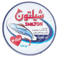 کنسرو ماهی تون در روغن شیلتون - 180 گرم بسته 24 عددی