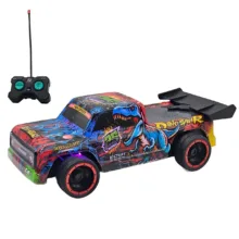 ماشین بازی کنترلی ناب سل مدل وانت پیکاپ آفرود دودزا شارژی چراغدار 4 کانال اسپرت کد HIGH SPEED RACING LIGHT SPRAYS 4CH SCALE 1:16 NAAB001