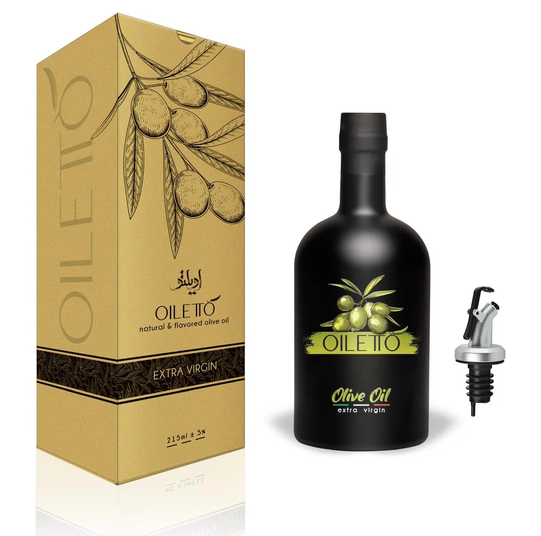 روغن زیتون با بو فرابکر، کلاسیک، فلفل قرمز، آویشن، گلپر، مخلوط سبزیجات، ریحان، سیر و لیمو، سیر اویلتو - 215 میلی لیتر بسته 8 عددی