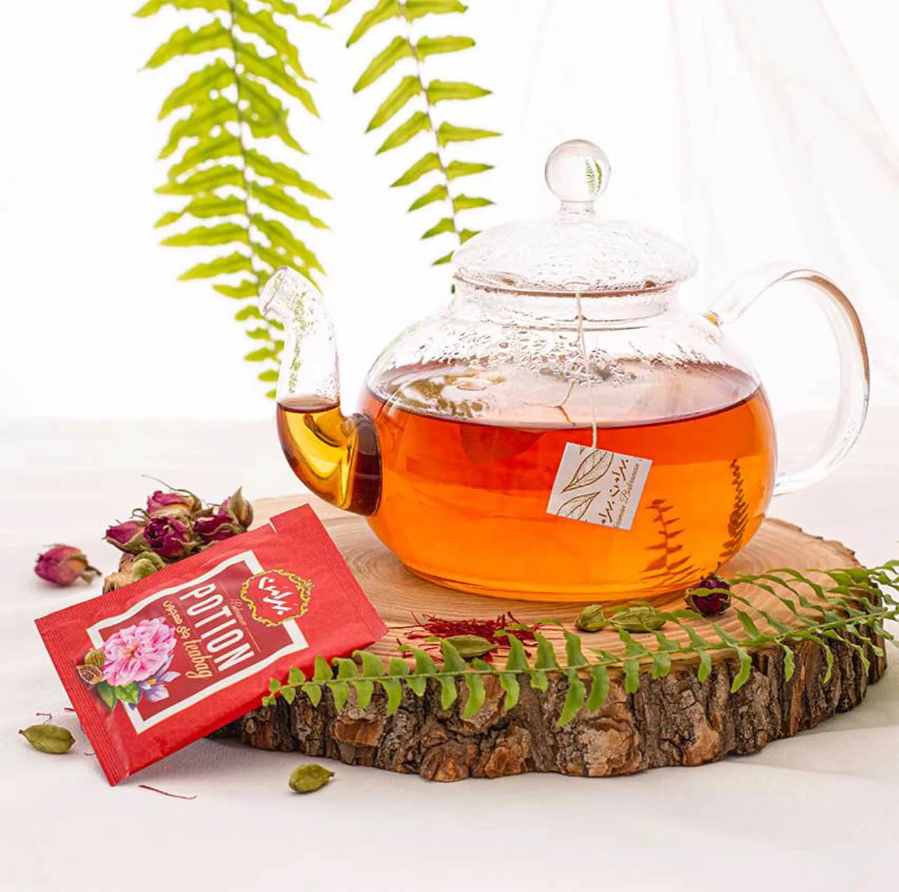 چای سیاه کیسه ای معجون بهرامن بسته 100 عددی