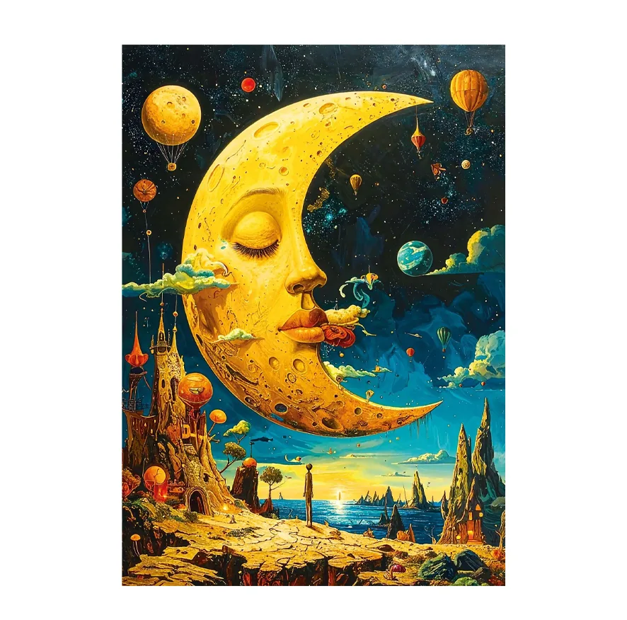 پازل 1000 تکه آرت پازل مدل Dream Of The Moon كد 41026 مناسب نوجوان و بزرگسال