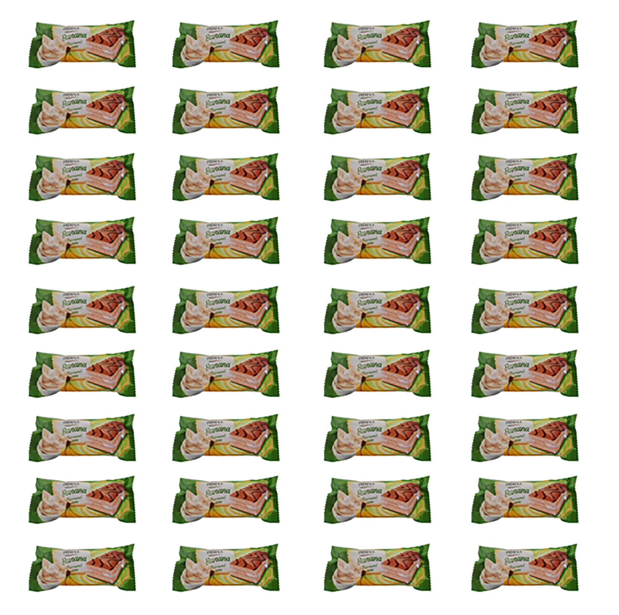 کیک کرمی دو لایه شیرین عسل - 30 گرم بسته 36 عددی