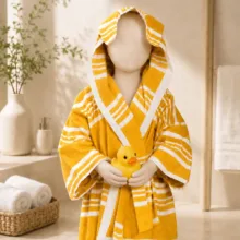 حوله پالتویی کودک مدل خرگوشی سایز 75x105 سانتی‌متر