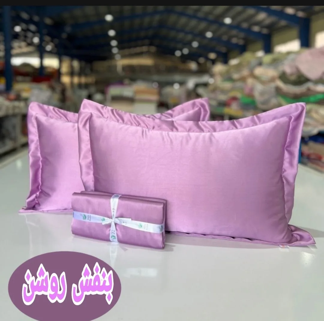 رو بالشی مدل ساتن قابدار سایز 60*80 سانتی متر