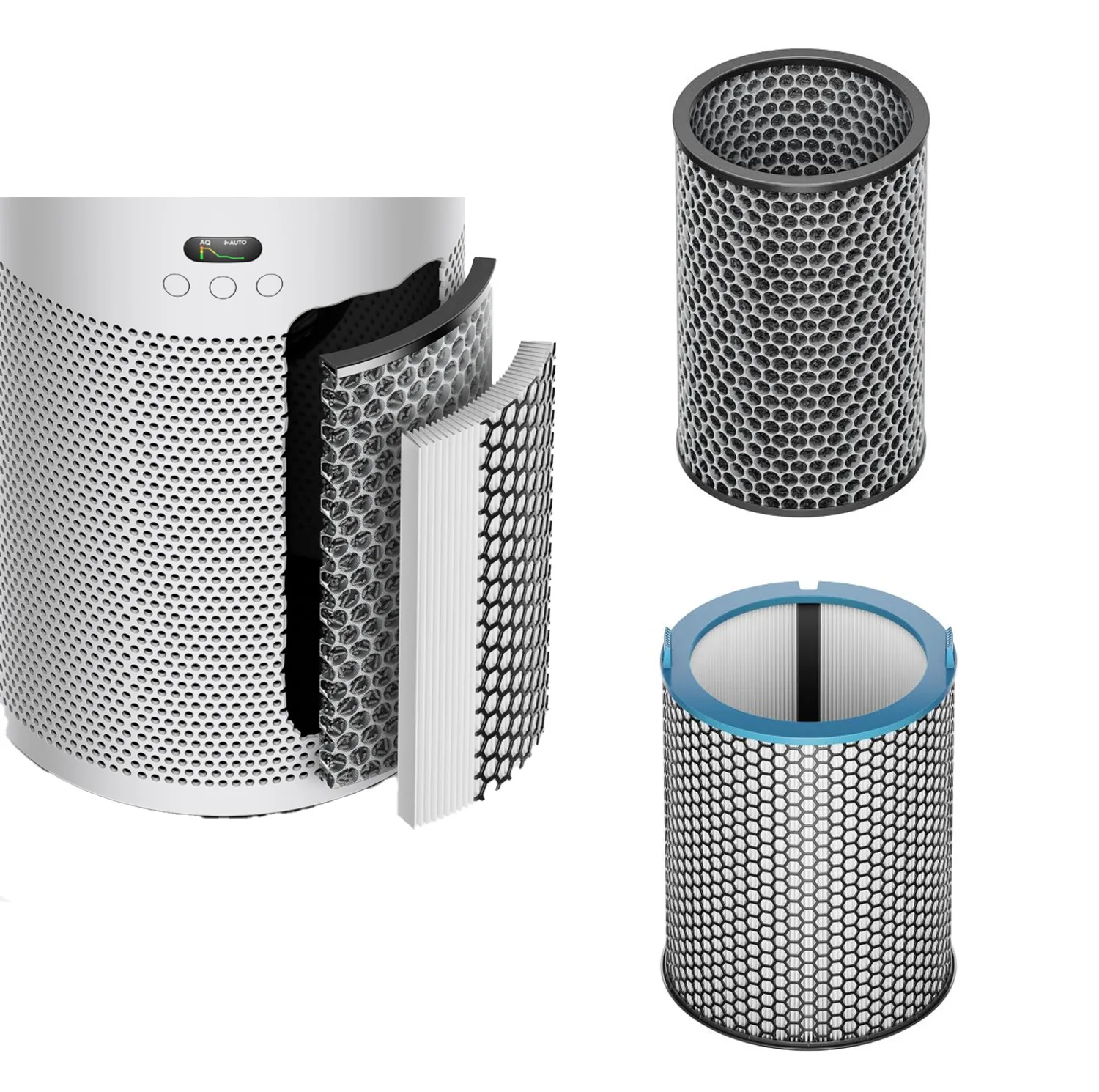 دستگاه تصفیه کننده هوا خانگی ۲مرحله ای دایسون مدل HushJet Compact HJ10