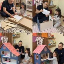 اسباب بازی مدل خانه عروسک طرح النا