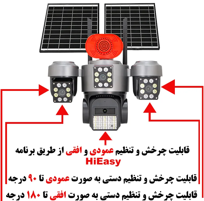 دوربین مداربسته تحت شبکه سیمکارتی مدل V780