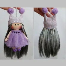 عروسک پارچه ای مدل  آویز کد 13
