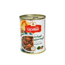 کنسرو خورشت سبزی با سویا شهدین - 370 گرم بسته 12 عددی