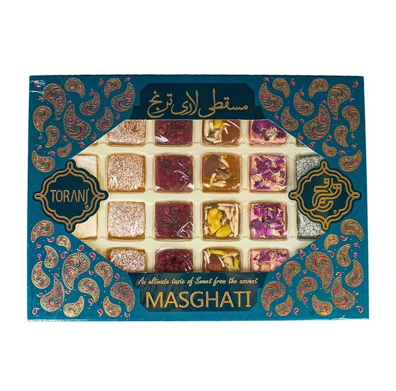 مسقطی کادویی ترکیبی حلوا مسقطی لاری ترنج - 430 گرم