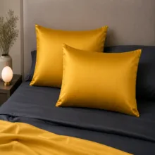 رو بالشی مدل پاکتی ساتن سایز 50×70 سانتی متر مجموعه دو عددی