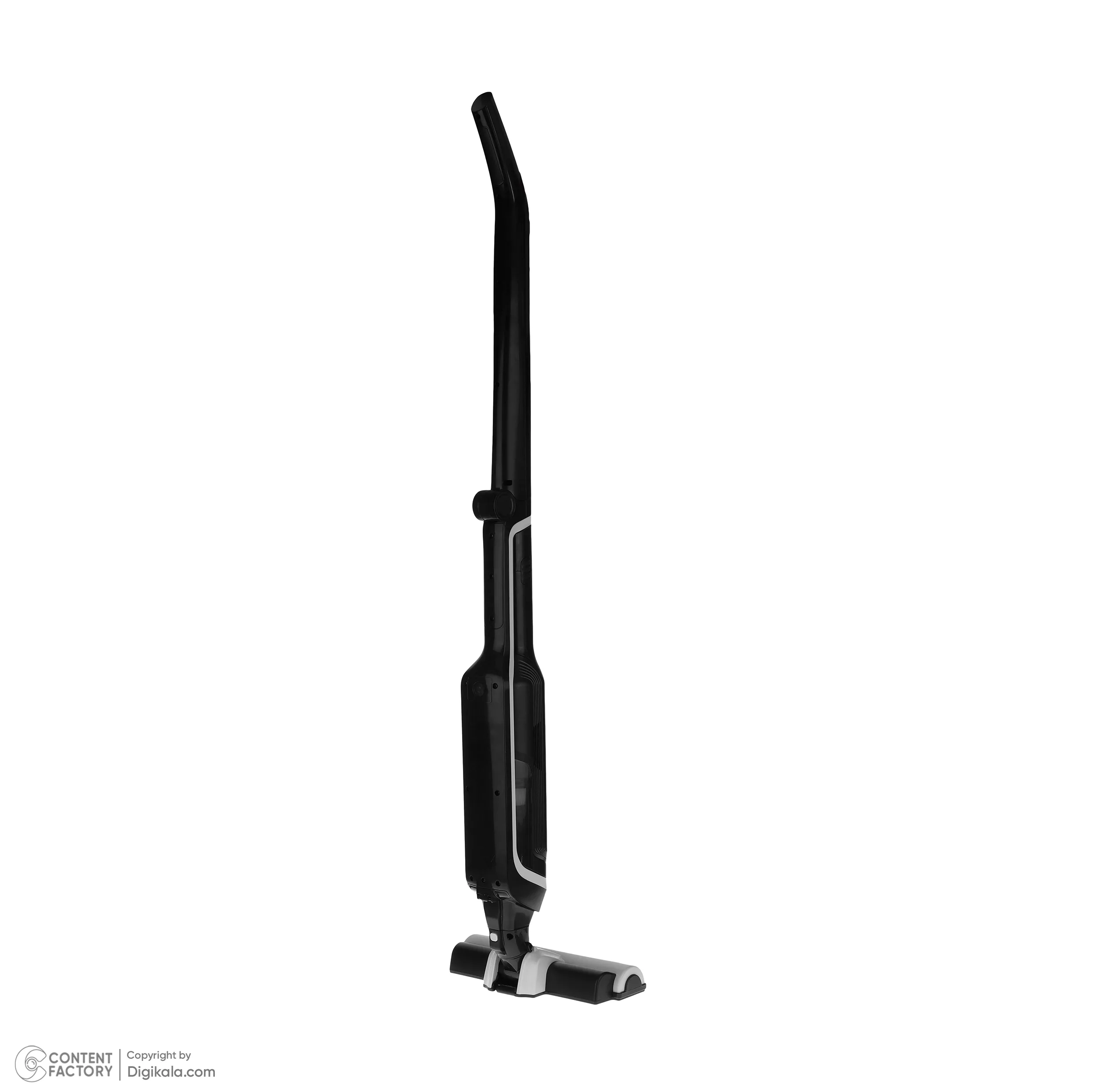 جارو شارژی عصایی گوسونیک مدل GSV-1123 با باتری لیتیوم-یونی 22.2 ولت و ظرفیت 2200 میلی‌آمپر‌ساعت، فیلتر HEPA، بدنه ترکیبی پلاستیک و فلز، وزن 2 کیلوگرم و طراحی سبک و مقاوم