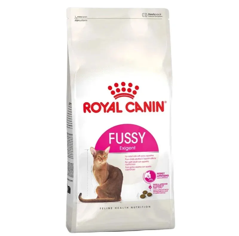 غذا خشک گربه بالغ رویال کنین مدل Fussy Exigent طعم مرغ وزن 400 گرم