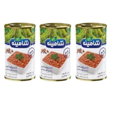 کنسرو لوبیا چیتی با سس گوجه فرنگی شامینه – 350 گرم بسته 3 عددی