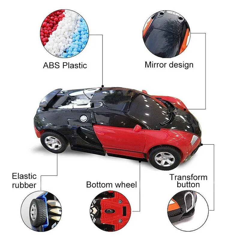 ماشین بازی طرح bugatti مدل تبدیل شونده