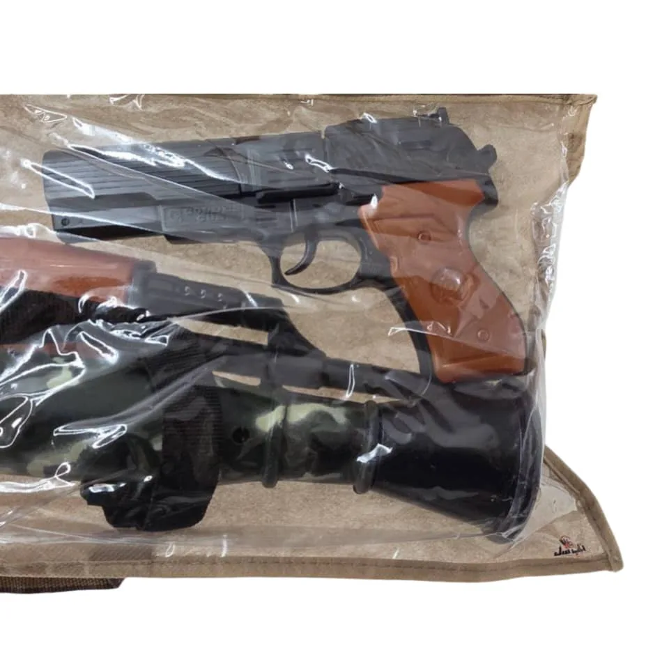 ست تفنگ بازی ناب سل مدل کماندو آر پی جی کلاشینکف کلت RPG AK-47 COLT