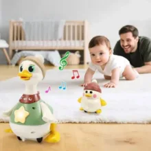 اسباب بازی هولا مدل اردک و بچه موزیکال کد 998701